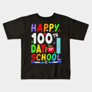 Happy 100th Day of School Shirt for Teacher or Child 100 Days Kids T-Shirt